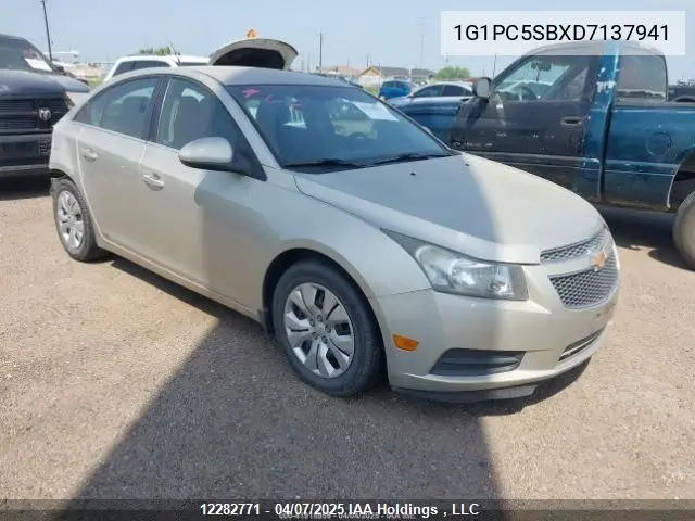 2013 Chevrolet Cruze VIN: 1G1PC5SBXD7137941 Lot: 12282771