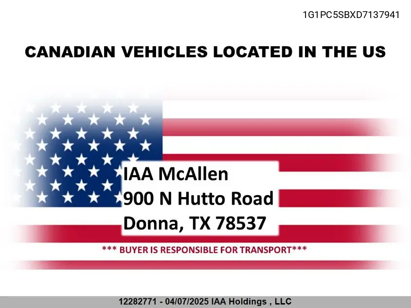 2013 Chevrolet Cruze VIN: 1G1PC5SBXD7137941 Lot: 12282771