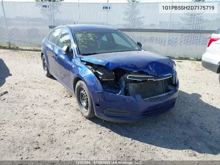 2013 Chevrolet Cruze Ls VIN: 1G1PB5SH2D7175719 Lot: 12353898