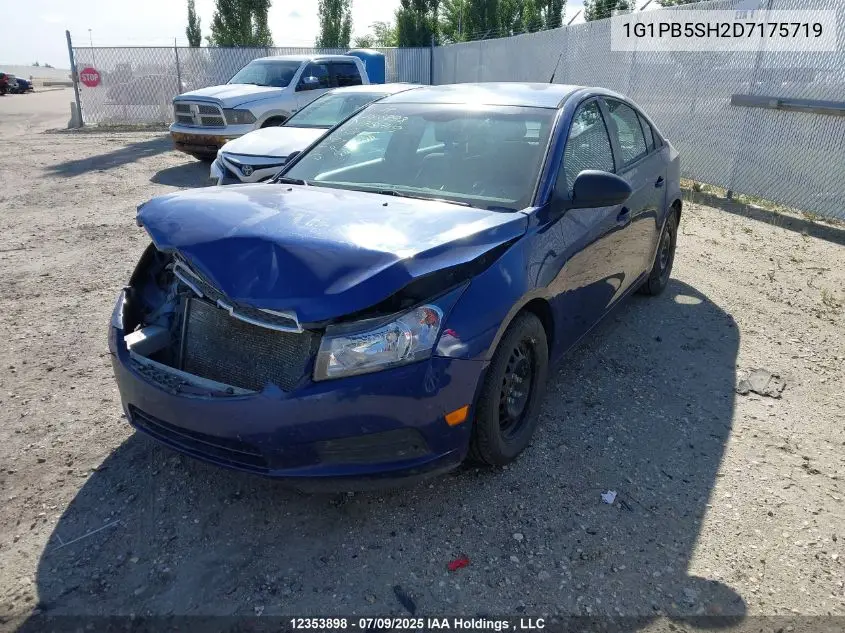 2013 Chevrolet Cruze Ls VIN: 1G1PB5SH2D7175719 Lot: 12353898
