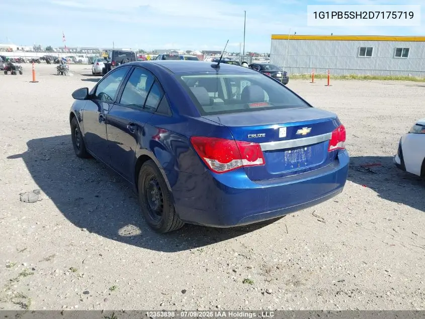 2013 Chevrolet Cruze Ls VIN: 1G1PB5SH2D7175719 Lot: 12353898