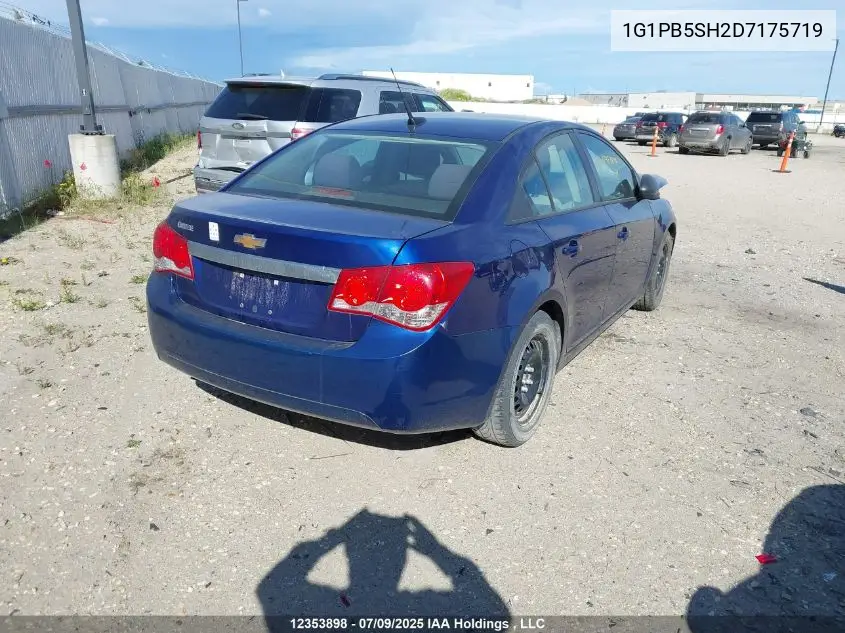 2013 Chevrolet Cruze Ls VIN: 1G1PB5SH2D7175719 Lot: 12353898