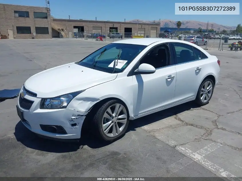 2013 Chevrolet Cruze Ltz VIN: 1G1PG5SB3D7272389 Lot: 42629533