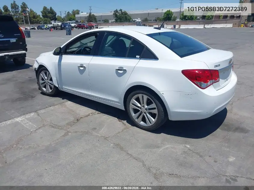 2013 Chevrolet Cruze Ltz VIN: 1G1PG5SB3D7272389 Lot: 42629533