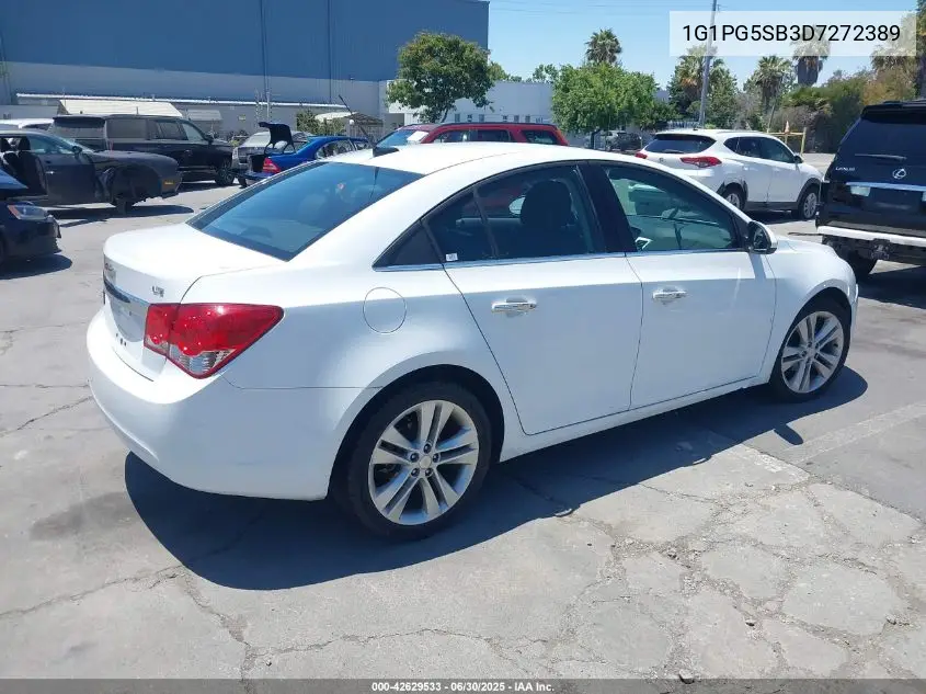 2013 Chevrolet Cruze Ltz VIN: 1G1PG5SB3D7272389 Lot: 42629533