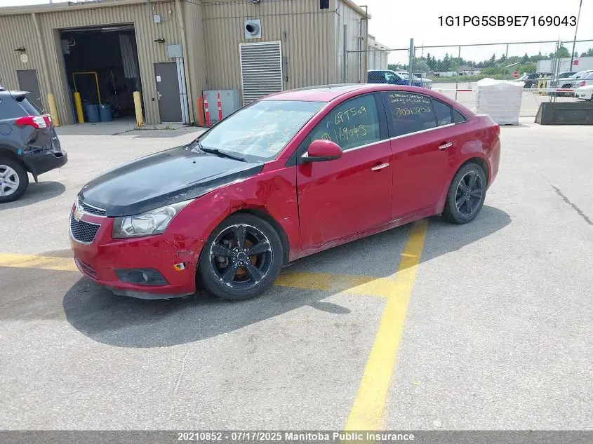 2014 Chevrolet Cruze Lt Turbo VIN: 1G1PG5SB9E7169043 Lot: 20210852