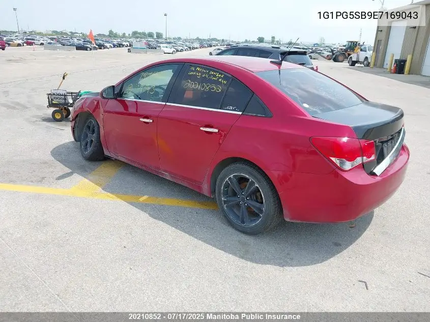 2014 Chevrolet Cruze Lt Turbo VIN: 1G1PG5SB9E7169043 Lot: 20210852