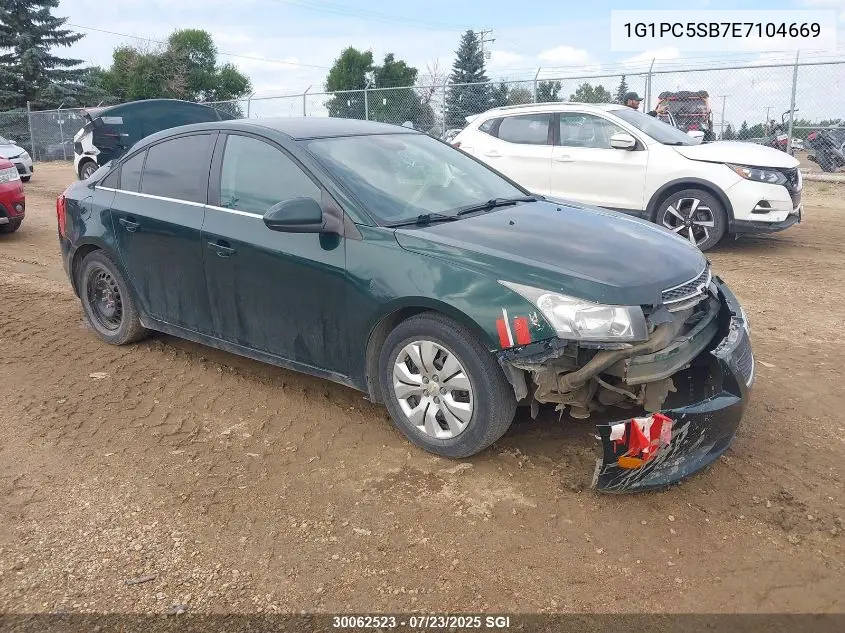 2014 Chevrolet Cruze Lt VIN: 1G1PC5SB7E7104669 Lot: 30062523