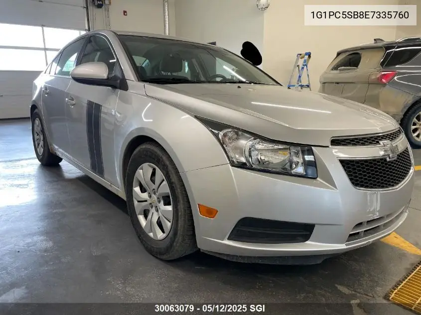 2014 Chevrolet Cruze Lt VIN: 1G1PC5SB8E7335760 Lot: 30063079