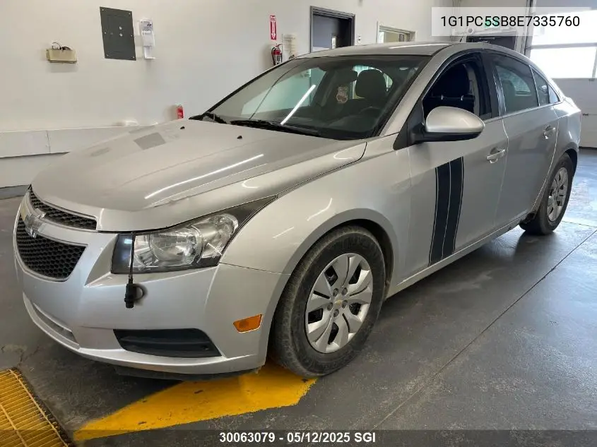 2014 Chevrolet Cruze Lt VIN: 1G1PC5SB8E7335760 Lot: 30063079