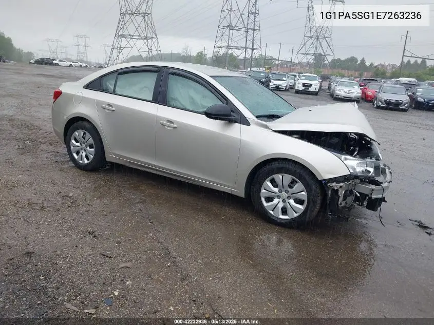 2014 Chevrolet Cruze Ls Auto VIN: 1G1PA5SG1E7263236 Lot: 42232936
