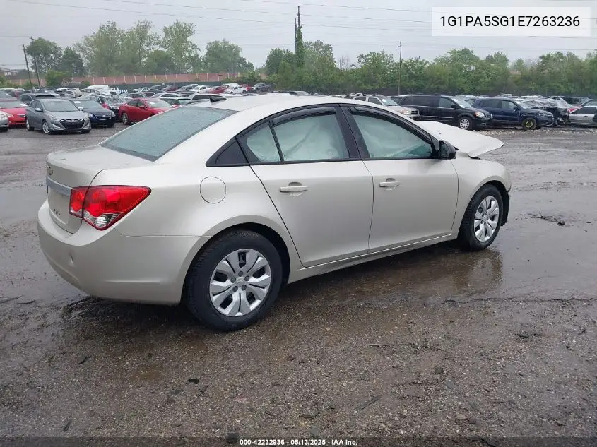 2014 Chevrolet Cruze Ls Auto VIN: 1G1PA5SG1E7263236 Lot: 42232936