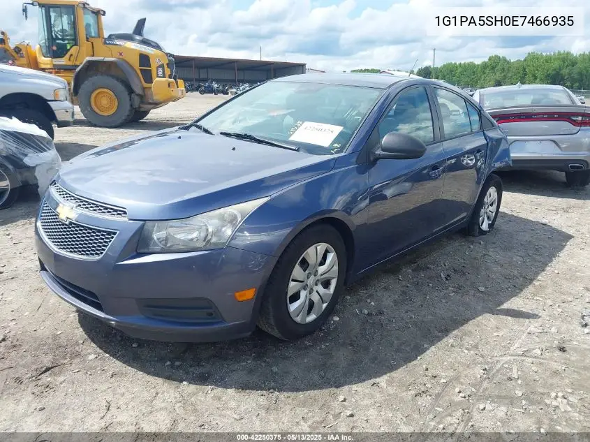 2014 Chevrolet Cruze Ls Auto VIN: 1G1PA5SH0E7466935 Lot: 42250375