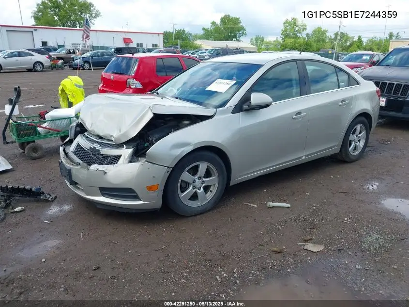 2014 Chevrolet Cruze 1Lt Auto VIN: 1G1PC5SB1E7244359 Lot: 42251250