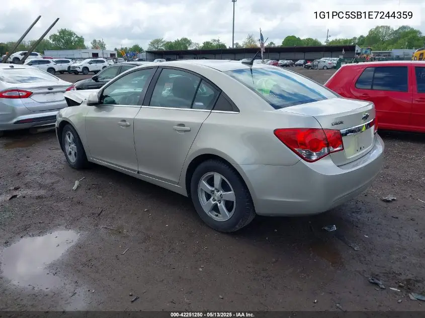 2014 Chevrolet Cruze 1Lt Auto VIN: 1G1PC5SB1E7244359 Lot: 42251250