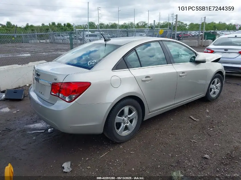 2014 Chevrolet Cruze 1Lt Auto VIN: 1G1PC5SB1E7244359 Lot: 42251250