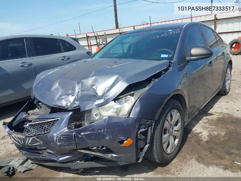 2014 Chevrolet Cruze Ls Auto VIN: 1G1PA5SH8E7333517 Lot: 42259510