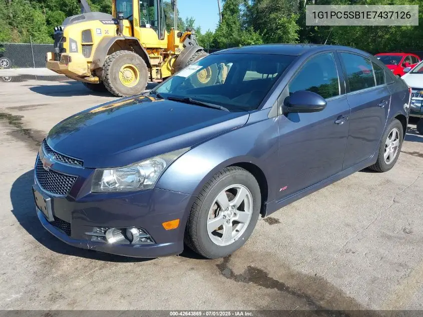 2014 Chevrolet Cruze 1Lt Auto VIN: 1G1PC5SB1E7437126 Lot: 42643869
