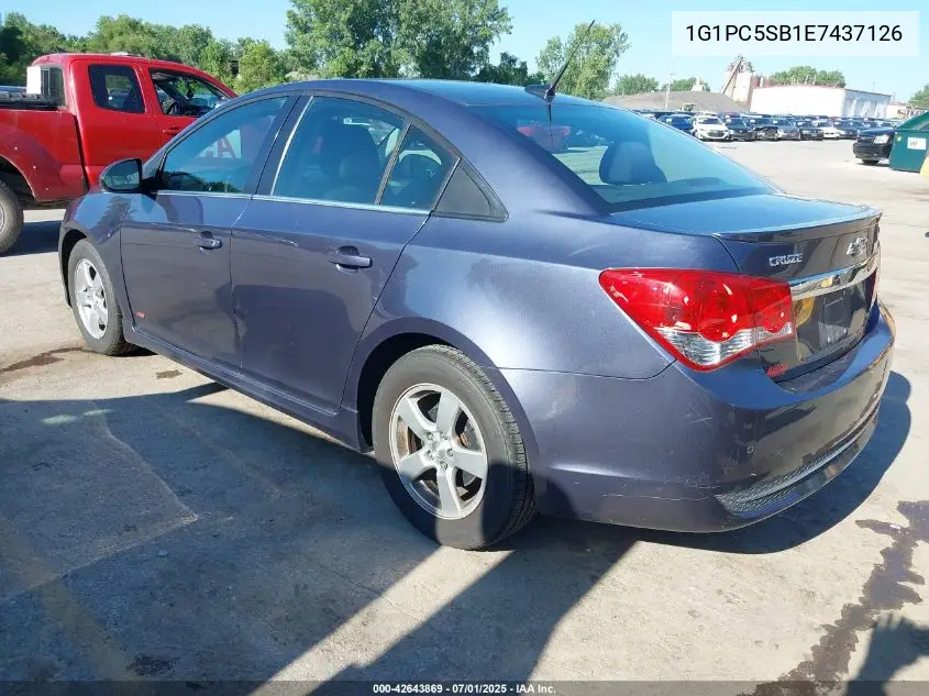 2014 Chevrolet Cruze 1Lt Auto VIN: 1G1PC5SB1E7437126 Lot: 42643869