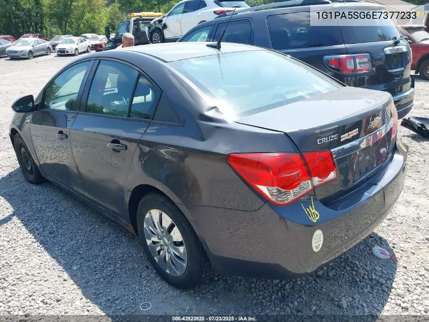 2014 Chevrolet Cruze Ls Auto VIN: 1G1PA5SG6E7377233 Lot: 42823920