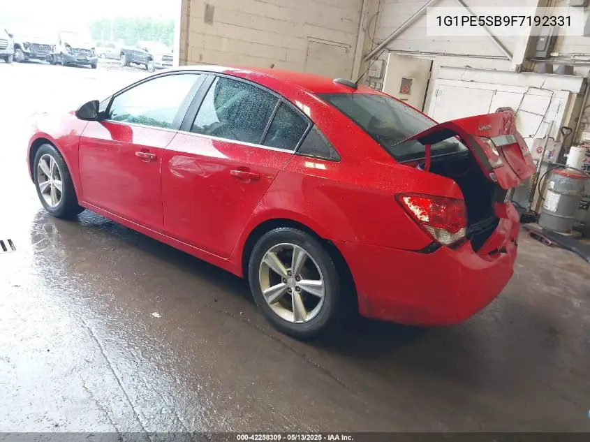 1g1pe5sb9f7192331 1G1PE5SB9F7192331 2015 Chevrolet Cruze 2Lt Auto