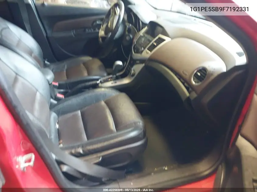 1g1pe5sb9f7192331 1G1PE5SB9F7192331 2015 Chevrolet Cruze 2Lt Auto