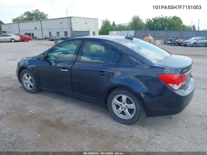2015 Chevrolet Cruze Ls Auto VIN: 1G1PA5SH7F7151003 Lot: 42264741