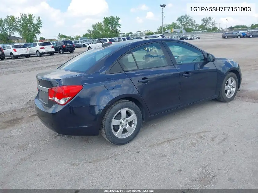 2015 Chevrolet Cruze Ls Auto VIN: 1G1PA5SH7F7151003 Lot: 42264741