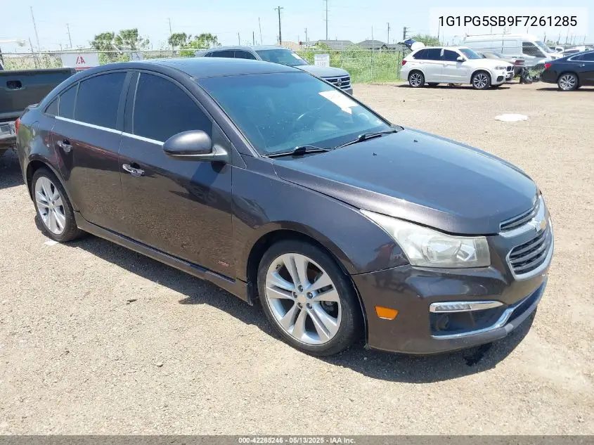 2015 Chevrolet Cruze Ltz VIN: 1G1PG5SB9F7261285 Lot: 42265246