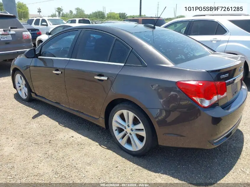 2015 Chevrolet Cruze Ltz VIN: 1G1PG5SB9F7261285 Lot: 42265246
