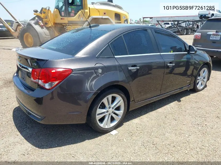 2015 Chevrolet Cruze Ltz VIN: 1G1PG5SB9F7261285 Lot: 42265246