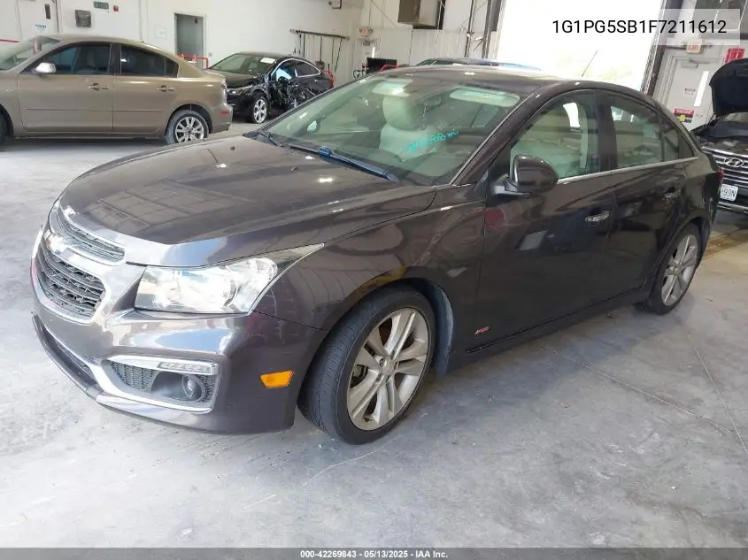 2015 Chevrolet Cruze Ltz VIN: 1G1PG5SB1F7211612 Lot: 42269843
