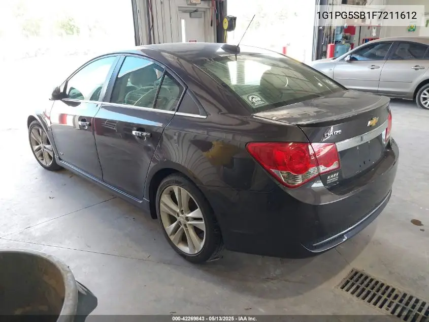 2015 Chevrolet Cruze Ltz VIN: 1G1PG5SB1F7211612 Lot: 42269843
