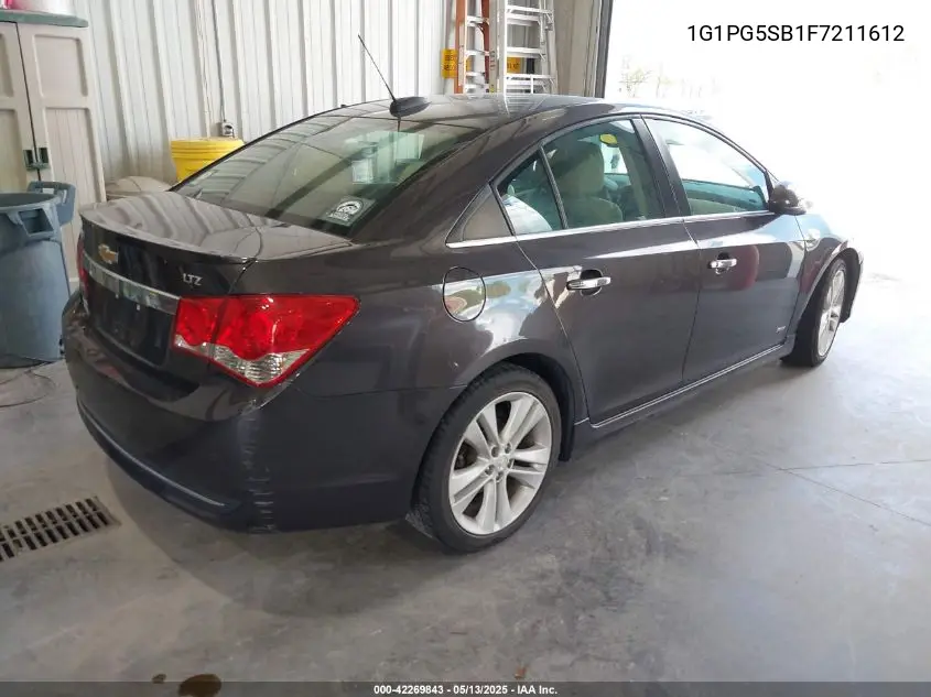 2015 Chevrolet Cruze Ltz VIN: 1G1PG5SB1F7211612 Lot: 42269843