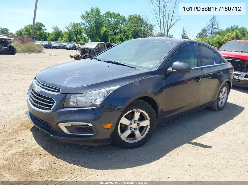 2015 Chevrolet Cruze 1Lt Manual VIN: 1G1PD5SB1F7180712 Lot: 42797720