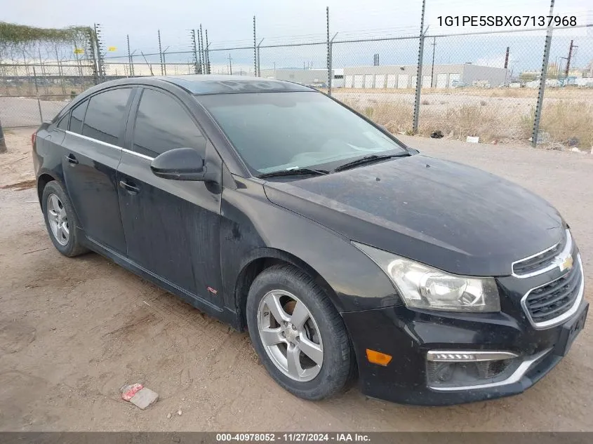 2016 Chevrolet Cruze Limited 1Lt Auto VIN: 1G1PE5SBXG7137968 Lot: 40978052