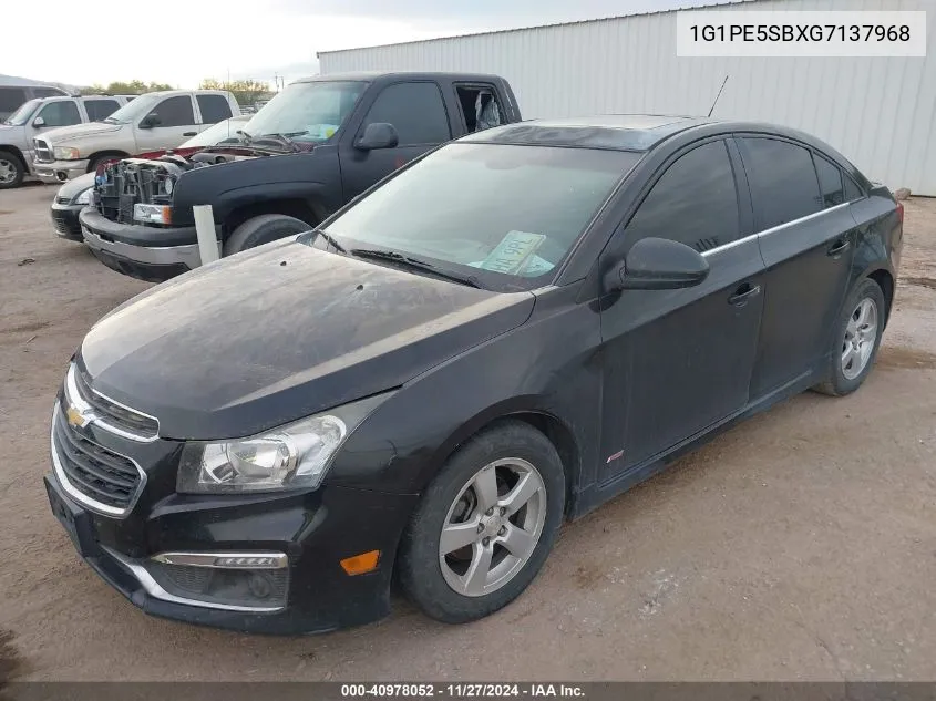 2016 Chevrolet Cruze Limited 1Lt Auto VIN: 1G1PE5SBXG7137968 Lot: 40978052