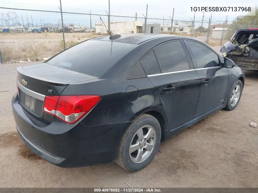 2016 Chevrolet Cruze Limited 1Lt Auto VIN: 1G1PE5SBXG7137968 Lot: 40978052