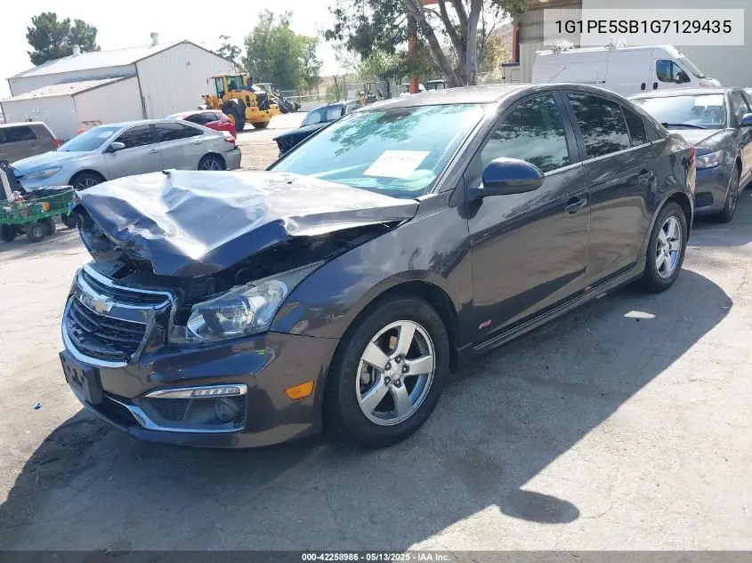 2016 Chevrolet Cruze Limited 1Lt Auto VIN: 1G1PE5SB1G7129435 Lot: 42258986