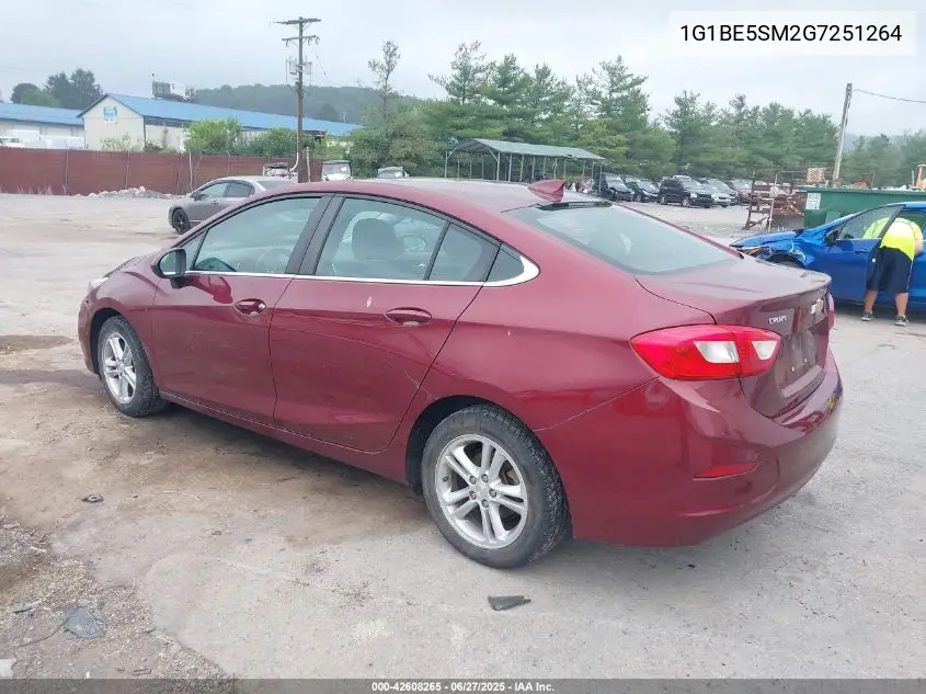 2016 Chevrolet Cruze Lt Auto VIN: 1G1BE5SM2G7251264 Lot: 42608265