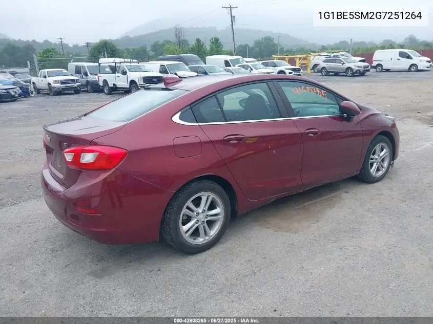 2016 Chevrolet Cruze Lt Auto VIN: 1G1BE5SM2G7251264 Lot: 42608265