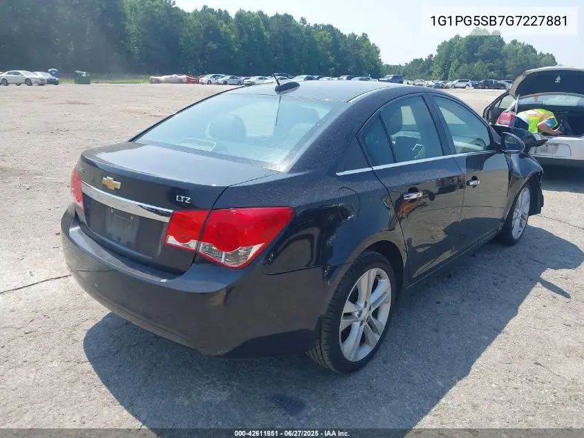 2016 Chevrolet Cruze Limited Ltz Auto VIN: 1G1PG5SB7G7227881 Lot: 42611851