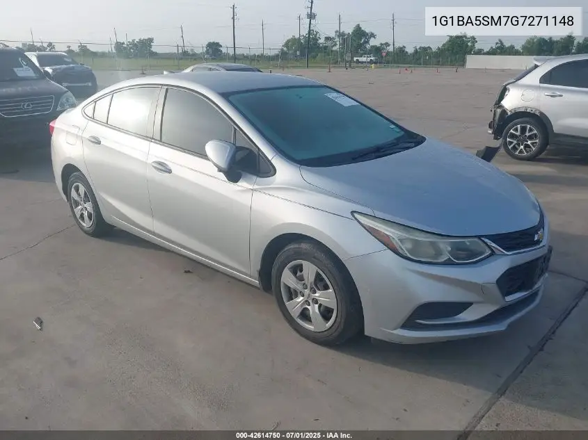 2016 Chevrolet Cruze L Manual VIN: 1G1BA5SM7G7271148 Lot: 42614750