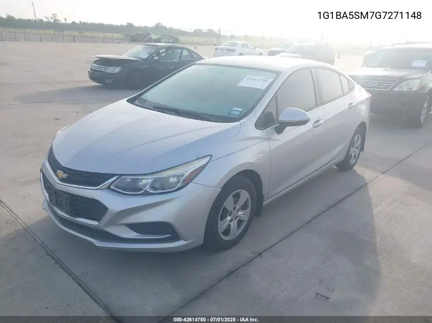 2016 Chevrolet Cruze L Manual VIN: 1G1BA5SM7G7271148 Lot: 42614750