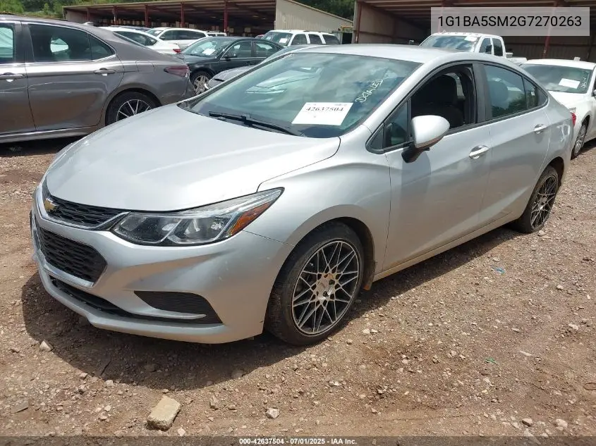 2016 Chevrolet Cruze L Manual VIN: 1G1BA5SM2G7270263 Lot: 42637504
