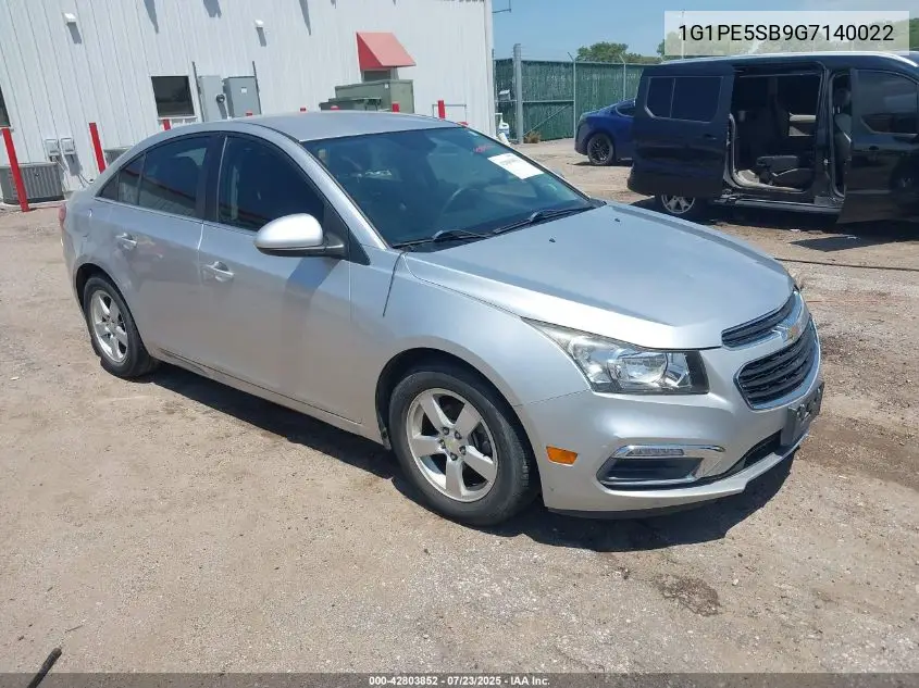 2016 Chevrolet Cruze Limited Lt VIN: 1G1PE5SB9G7140022 Lot: 42803852