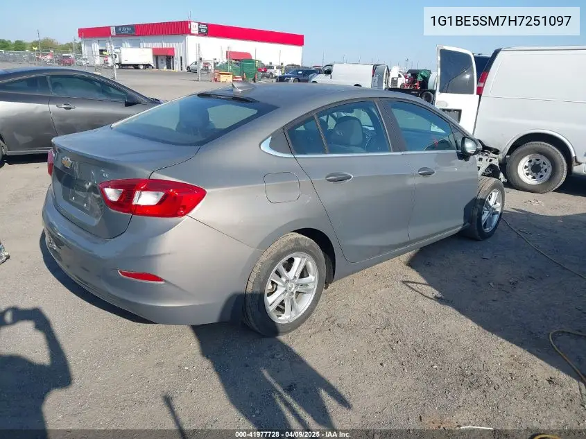 2017 Chevrolet Cruze Lt Auto VIN: 1G1BE5SM7H7251097 Lot: 41977728