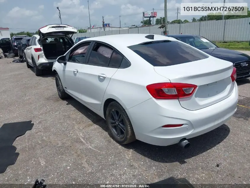 2017 Chevrolet Cruze Ls VIN: 1G1BC5SMXH7267509 Lot: 42614754
