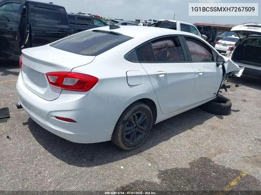 2017 Chevrolet Cruze Ls VIN: 1G1BC5SMXH7267509 Lot: 42614754