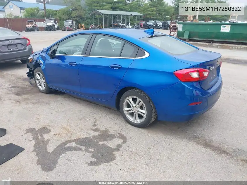 2017 Chevrolet Cruze Lt Auto VIN: 1G1BE5SM1H7280322 Lot: 42615282